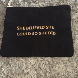 NWOT she believed she could bag